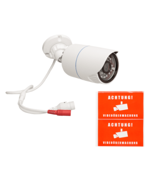 SAFE2HOME Monitor mit Rekorder POE Überwachungskamera Set 2 POE Cams, Funk Überwachungskamera / Videoüberwachung