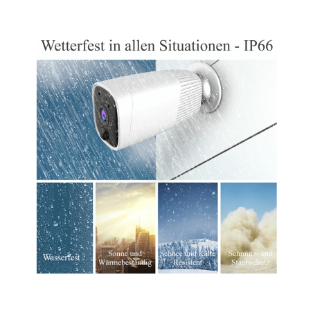 WEBER PROTECT ProX1 Überwachungskamera, IP Kamera, Überwachungskamera, Auflösung Video: 1080 Pixel