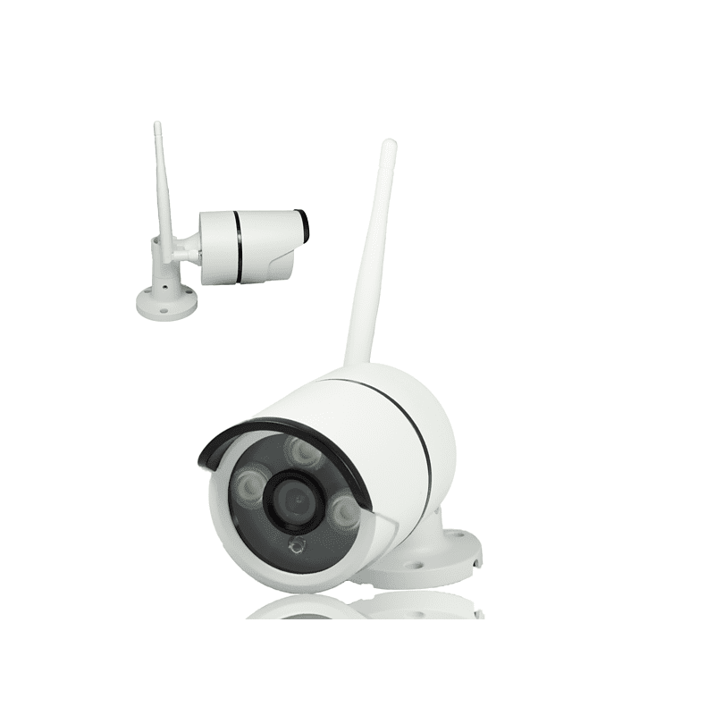 SAFE2HOME 8 Kanal Videoüberwachung Set Monitor Rekorder 4 Cams Full HD, Überwachungskamera