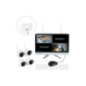 SAFE2HOME 8 Kanal Videoüberwachung Set Monitor Rekorder 4 Cams Full HD, Überwachungskamera