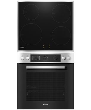 MIELE H 2267-1 I EDST. + KM 7001 FR, Einbauherdset (Induktionskochfeld, A+, 76 Liter)