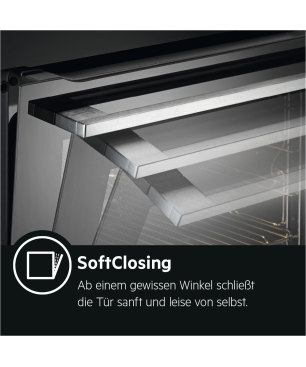 AEG BCO57601V2, Einbaubackofen (Einbaugerät, 72 Liter, 596 mm breit), Serie 7000 mit SteamCrisp Dampfunterstützung (mit Pyroly