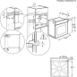 AEG BCO57601V2, Einbaubackofen (Einbaugerät, 72 Liter, 596 mm breit), Serie 7000 mit SteamCrisp Dampfunterstützung (mit Pyroly
