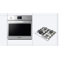 KLUGMANN Gasbackofen & Gaskochfeld KGO600.5GFX + KT604.5XD, Einbaubackofen (Gaskochfeld, A+, 60 Liter) KLUGMANN Gasbackofen & Gaskochfeld KGO600.5GFX + KT604.5XD, Einbaubackofen (Gaskochfeld, A+, 60 Liter)