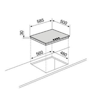 KLUGMANN Gasbackofen & Gaskochfeld KGO600.5GFX + KT604.5XD, Einbaubackofen (Gaskochfeld, A+, 60 Liter)