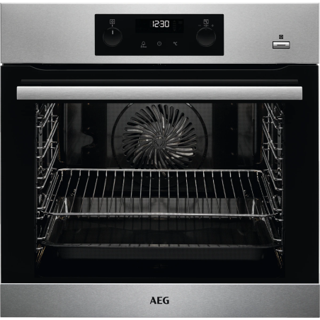 AEG BPB355020M Einbaubackofen (Einbaugerät, A, 71 Liter, 595 mm breit)