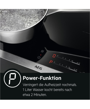 AEG IKE 84441 XB Induktionskochfeld (766 mm breit, 4 Kochfelder)