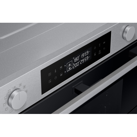 SAMSUNG NV7B4550VAS/U1, Einbaubackofen (Einbaugerät, 76 Liter, 595 mm breit), Serie 4