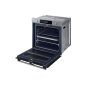 SAMSUNG NV7B4550VAS/U1, Einbaubackofen (Einbaugerät, 76 Liter, 595 mm breit), Serie 4