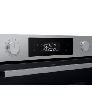 SAMSUNG NV7B4550VAS/U1, Einbaubackofen (Einbaugerät, 76 Liter, 595 mm breit), Serie 4