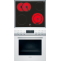 SIEMENS EQ521KA01W iQ500 (Backofen), iQ300 (Kochfeld), Einbauherdset (Elektrokochfeld, A, 71 Liter)