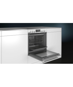 SIEMENS EQ521KA01W iQ500 (Backofen), iQ300 (Kochfeld), Einbauherdset (Elektrokochfeld, A, 71 Liter)