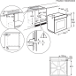 AEG MAXIB304PI PYROLYSE Serie 6000 mit SurroundCook Ringheißluftsystem (mit Pyrolyse), Backofenset (Induktionskochfeld, A+, 72