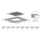 KKT KOLBE SET8019IH594FZ, Herdset (Induktion, A+, 72 Liter)