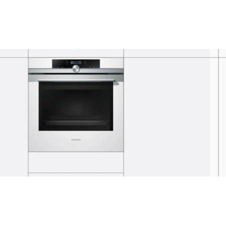 SIEMENS HB674GBW1, Einbaubackofen (Einbaugerät, 71 Liter, 594 mm breit), iQ700