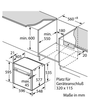 NEFF BCR 1522 N - B15CR22N1, Backofen (Einbaugerät, 71 Liter, 596 mm breit)