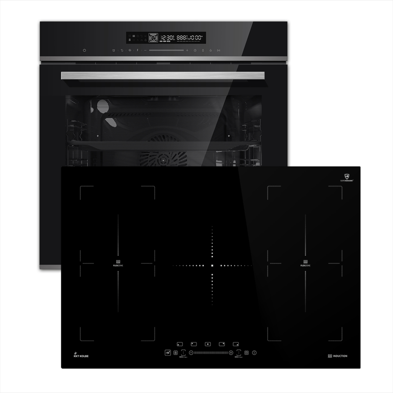 KKT KOLBE SET8017_7705FZ, Herdset (Induktion, A+, 70 Liter)