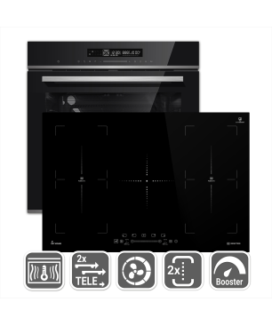 KKT KOLBE SET8017_7705FZ, Herdset (Induktion, A+, 70 Liter)