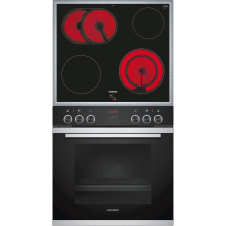 SIEMENS EQ211KB00 iQ300, Einbauherdset (Elektrokochfeld, A, 71 Liter)
