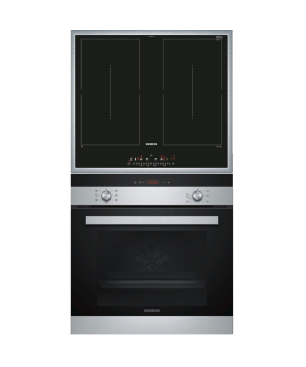 SIEMENS REFURBISHED (*) EQ112DA1ZM iQ100/iQ500, iQ100/iQ500, Backofenset (Induktionskochfeld, A -20%, 66 Liter)