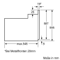 SIEMENS REFURBISHED (*) EQ112DA1ZM iQ100/iQ500, iQ100/iQ500, Backofenset (Induktionskochfeld, A -20%, 66 Liter)