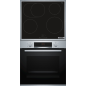 BOSCH HBD 435 RS 62 (HBA533BS1+PIF64RBB5E), Einbaubackofenset (Induktion, A, 71 Liter)