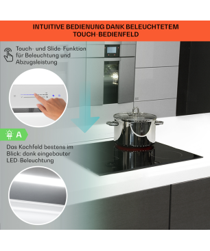 KLARSTEIN Royal Flush Eco, Dunstabzugshaube (60 cm breit, 9 cm tief)