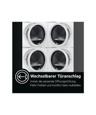 AEG T8DB66685 Wärmepumpentrockner Serie 8000 mit AbsoluteCare Trommelsteuerung (8 kg , A+++)