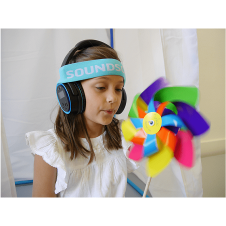 SOUNDSORY Therapiekopfhörer mit multisensorischer Stimulation, On-ear Kopfhörer Bluetooth schwarz