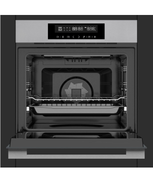 KLUGMANN KO609TCX + KVC600, Einbaubackofenset (Vitroceramic Kochfeld, A, 70 Liter)