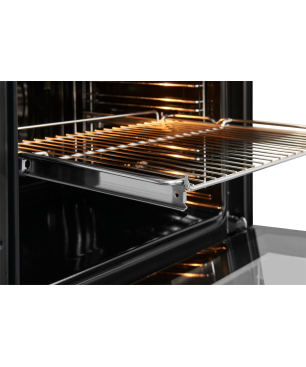 EXQUISIT EBE76-9-H-020 weiss Einbaubackofen (Einbaugerät, A, 76 Liter, 59,5 cm breit)