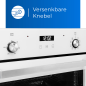 EXQUISIT EBE76-9-H-020 weiss Einbaubackofen (Einbaugerät, A, 76 Liter, 59,5 cm breit)