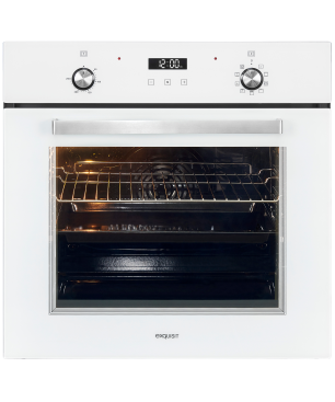 EXQUISIT EBE76-9-H-020 weiss Einbaubackofen (Einbaugerät, A, 76 Liter, 59,5 cm breit)