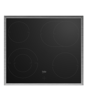 BEKO BBUM12320XFP, Einbau-Herd-Set (Glaskeramik-Kochfeld, A+, 72 Liter)