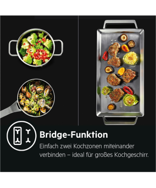 AEG IKE64441XB Induktionskochfeld (600 mm breit, 4 Kochfelder)