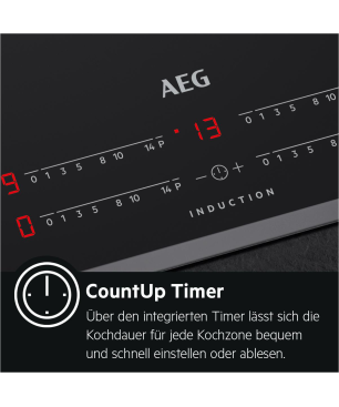 AEG IKE64441XB Induktionskochfeld (600 mm breit, 4 Kochfelder)