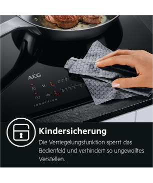 AEG IKE64441XB Induktionskochfeld (600 mm breit, 4 Kochfelder)