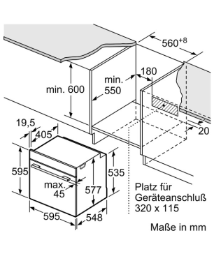SIEMENS HB634GBS1, Backofen (Einbaugerät, 71 Liter, 594 mm breit), iQ700