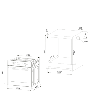 KKT KOLBE SET83133FZ, Herdset (Induktion, A+, 70 Liter)