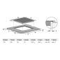 KKT KOLBE SET8313IH77FZ, Herdset (Induktion, A+, 70 Liter)