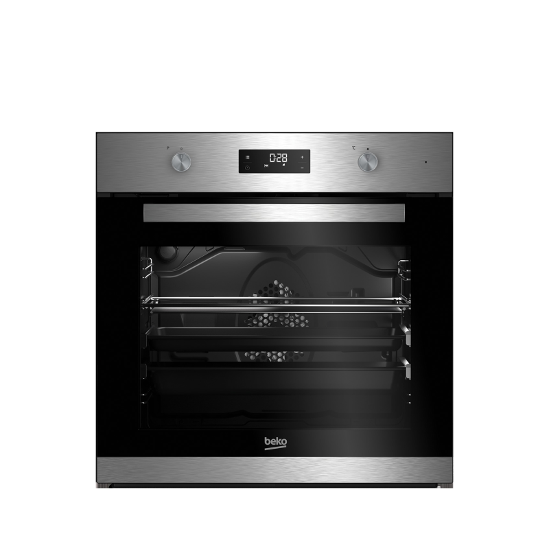 BEKO BIM12301XP, Backofen (Einbaugerät, 71 Liter, 594 mm breit)