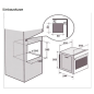 EXQUISIT EBEP 707-18 H Einbaubackofen (Einbaugerät, A+, 73 Liter, 592 mm breit)