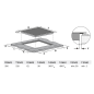 KKT KOLBE SET8013IH59RL, Herdset (Induktion, A, 70 Liter)