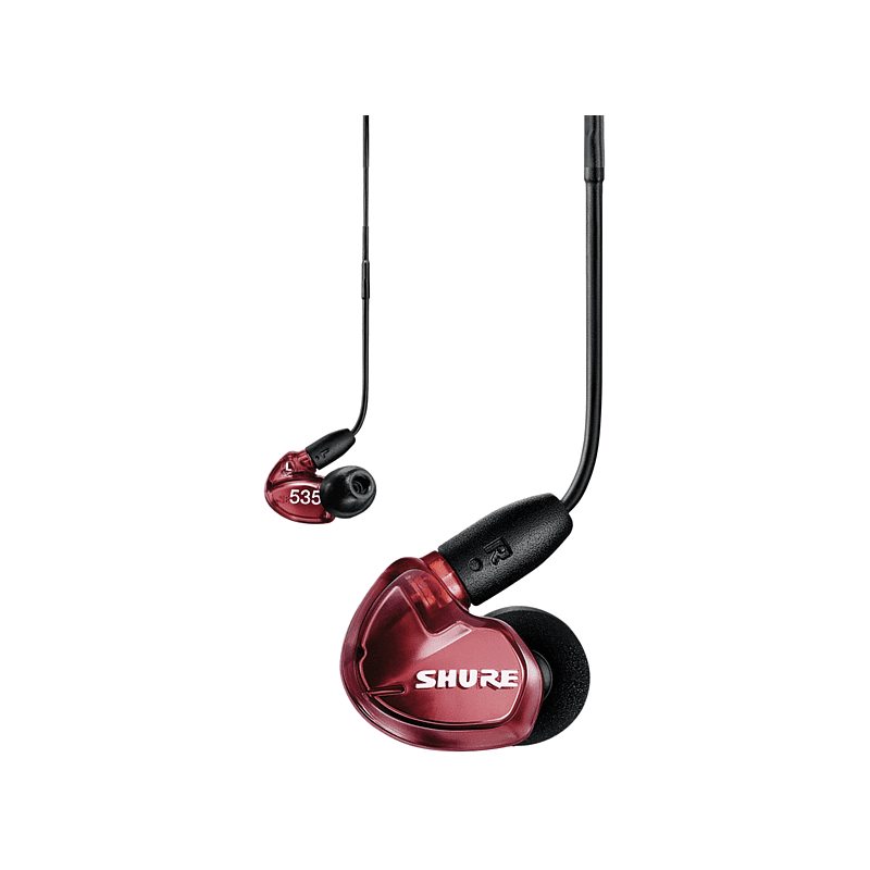 SHURE SE535LTD+UNI-EFS , In-ear Kopfhörer Schwarz/Rot