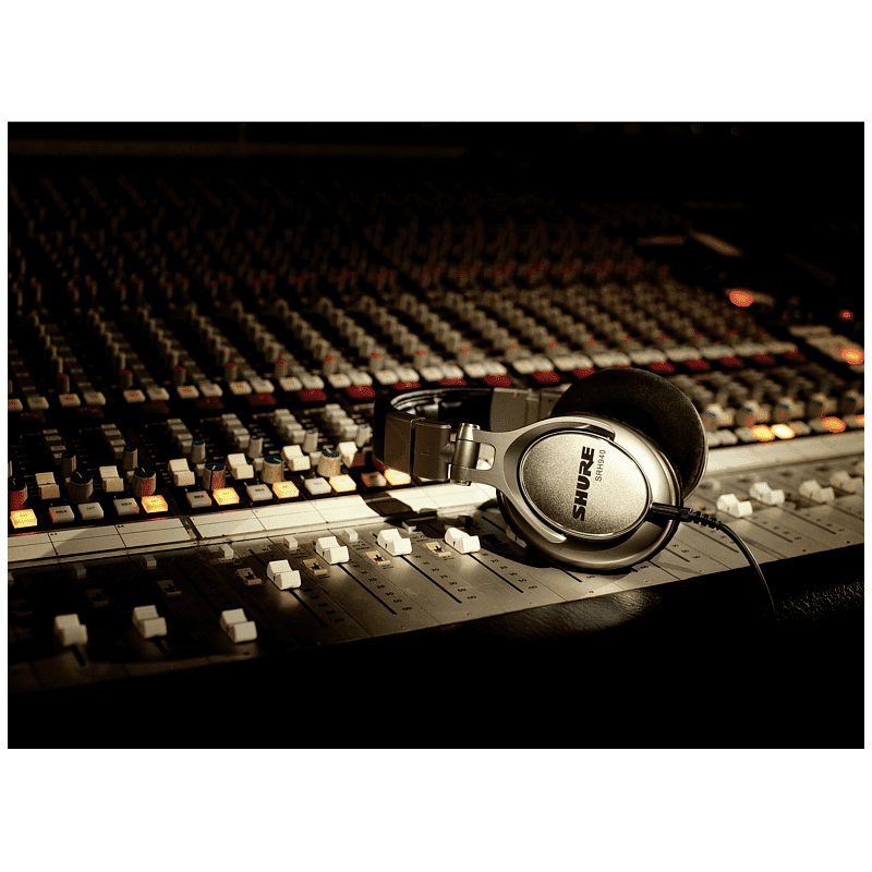 SHURE SRH940, Over-ear Kopfhörer Silber/Schwarz SHURE SRH940, Over-ear Kopfhörer Silber/Schwarz