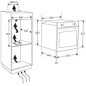 CANDY FCT825XL Einbaubackofen (Einbau.-/Standgerät, A+, 70 Liter, 59,5 cm breit)