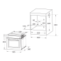 KKT KOLBE SET8013KF592, Herdset (Elektrisch, A, 70 Liter)