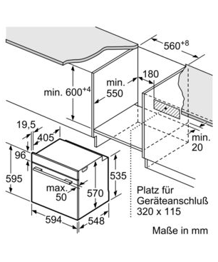 SIEMENS HB578ABS0, Einbaubackofen (Einbaugerät, 71 Liter, 594 mm breit), iQ500