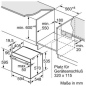 SIEMENS HB578ABS0, Einbaubackofen (Einbaugerät, 71 Liter, 594 mm breit), iQ500