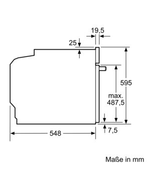 SIEMENS HB578ABS0, Einbaubackofen (Einbaugerät, 71 Liter, 594 mm breit), iQ500